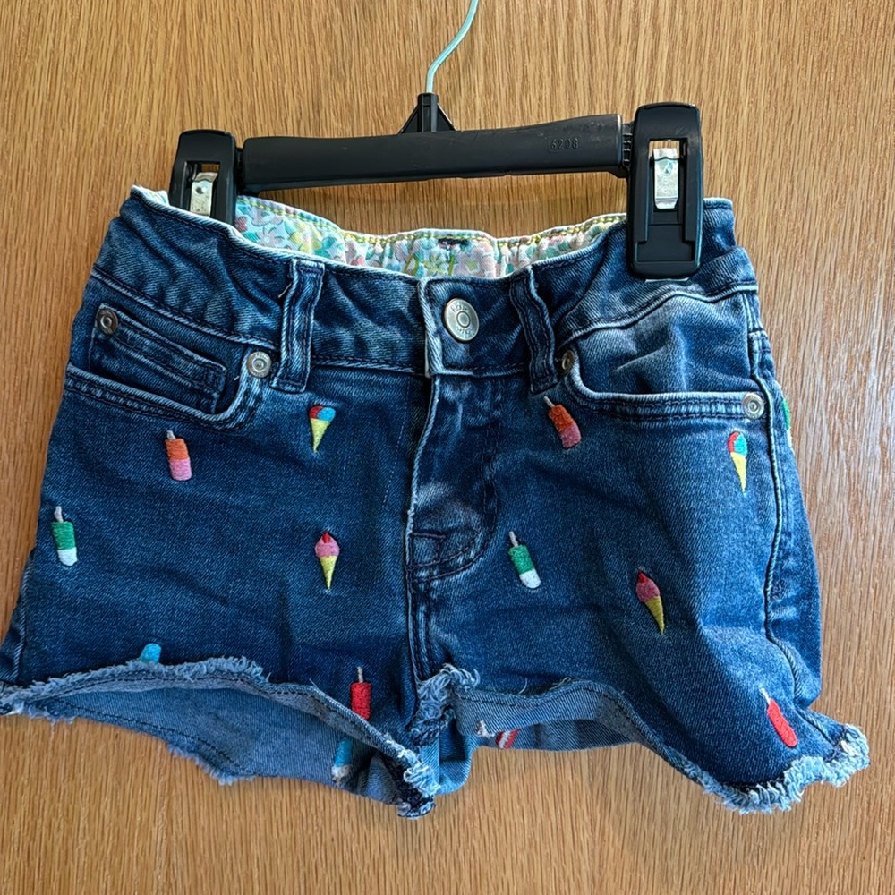 Girl Jean Shorts